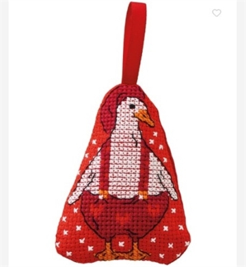 01-6265 Permin julepynt broderikit - Gås